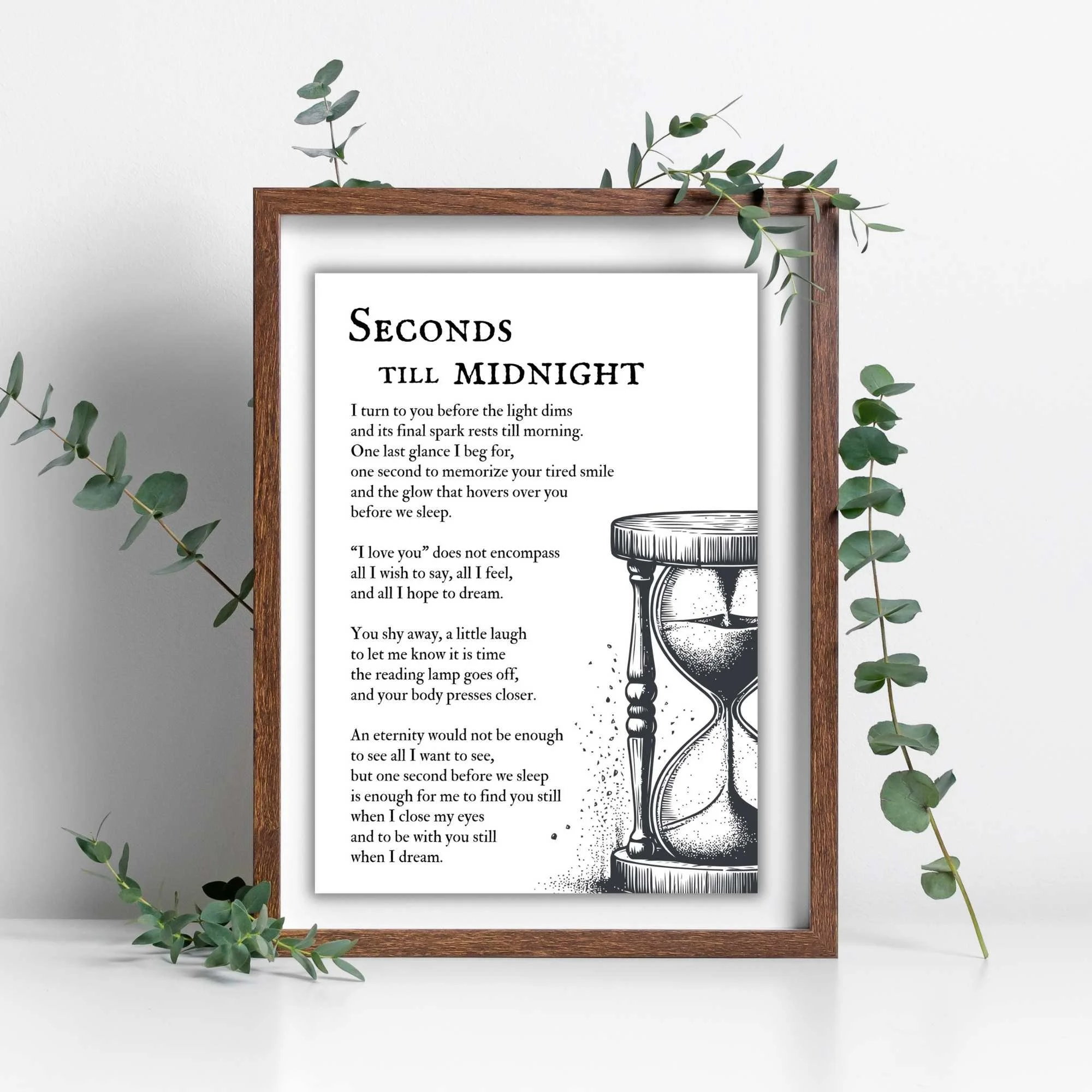Seconds till Midnight - A Nightly Poem of Love & Dreams | Poster